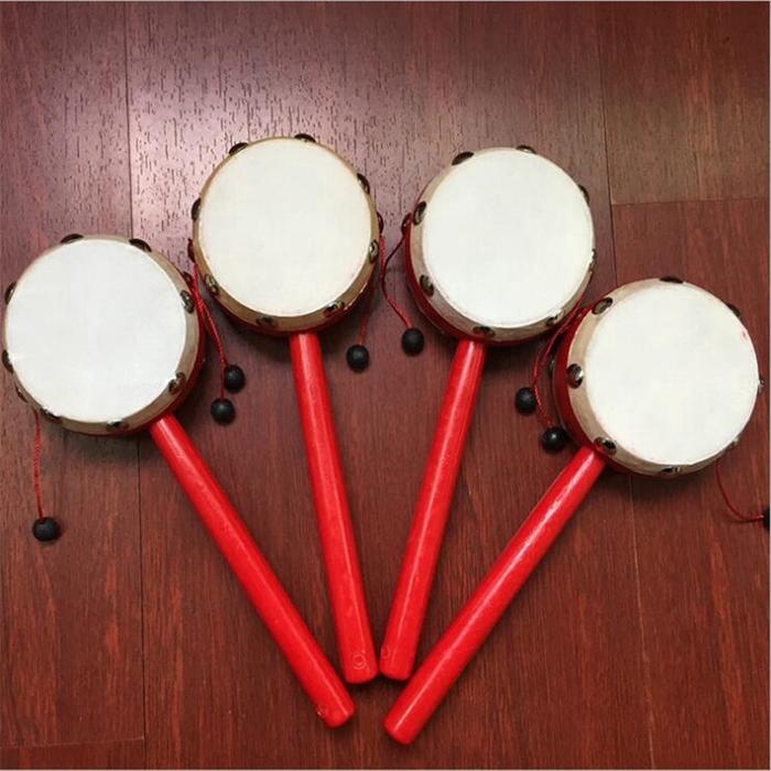 Gambar Chinese Rattle Old Wooden Rattle Drum Musical Instrument Rattle Toy dari Betterhoney undefined Tokopedia