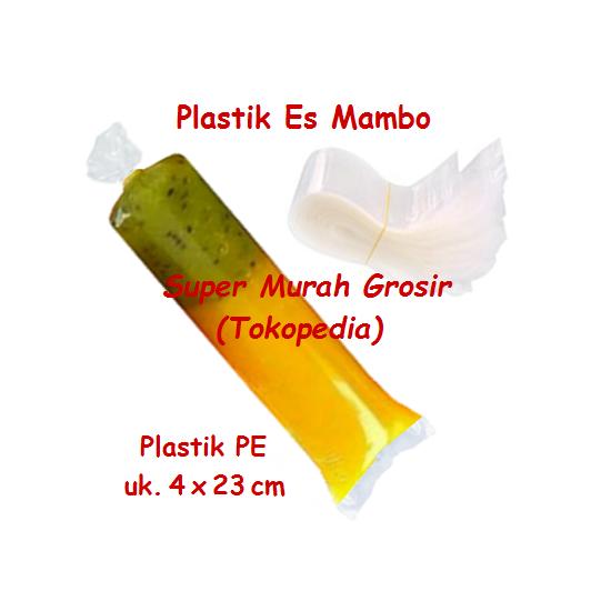 Gambar Plastik Es Lilin 4x23 PE Es Mambo 4 x 23 Plastik Saus Sambal dari Super Murah Grosir undefined Tokopedia