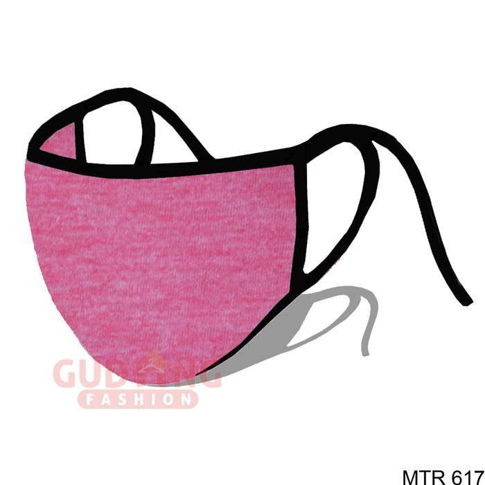 Gambar Masker Kain 2 Ply - Pilihan Warna Abu, Hijau, Hitam, Merah, Pink, Putih - Salem dari Gudang Fashion Id Kota Administrasi Jakarta Barat Tokopedia