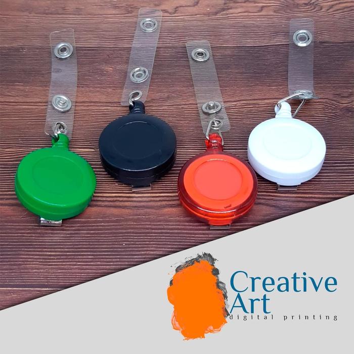Gambar Yoyo Gantungan ID Card Penjepit Name Tag - Putih dari Creative_Art undefined Tokopedia