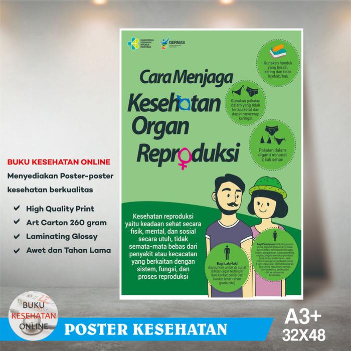 Jual Poster Kesehatan Menjaga Kesehatan Reproduksi Laminating Glossy Kab Bogor Buku Kesehatan Online Tokopedia Jual Poster Kesehatan Menjaga Kesehatan Reproduksi Laminating Glossy Kab Bogor Buku Kesehatan Online Tokopedia