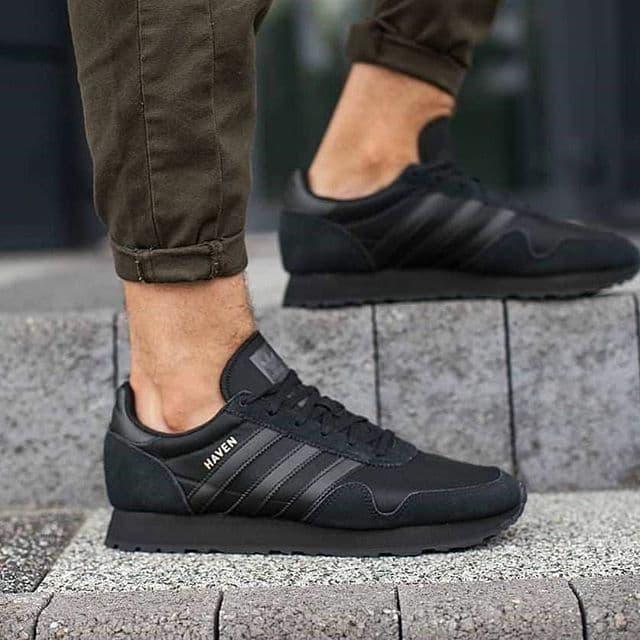 Jual Adidas Adidas Haven Leather Adidas Haven Full Black Original