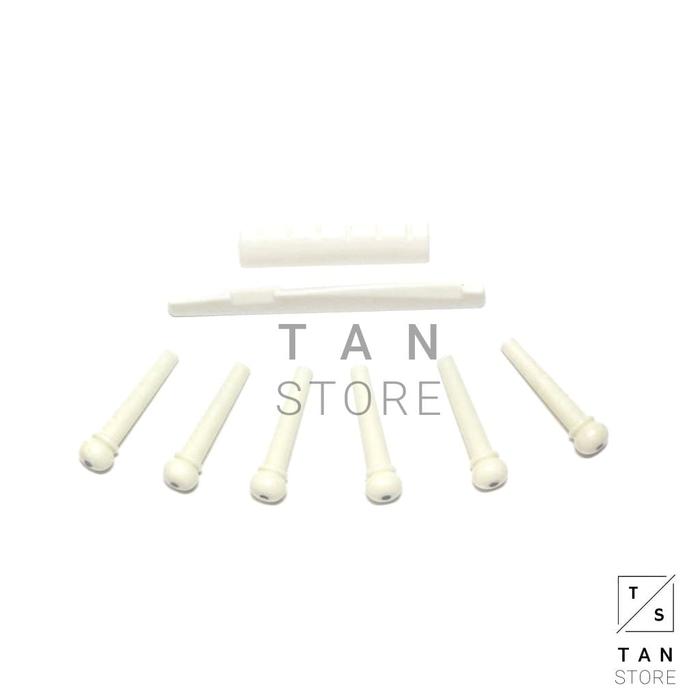 Gambar Aksesoris Gitar Saddle Gitar / Pin Gitar / Nut Gitar - Pin 1 Pcs dari Tan Store Official undefined Tokopedia