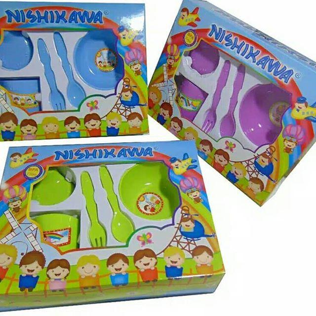 Gambar Feeding Set / Nishikawa Small 83-03 / Alat Makan Bayi - Ungu dari Bima.Babyshop undefined Tokopedia