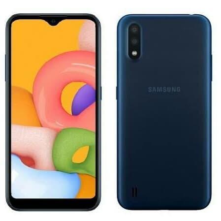 Gambar SAMSUNG A01 [GALAXY A01 2/16 GB] RAM 2GB ROM 16GB GARANSI RESMI SEIN - Hitam dari WAHANA CENTRE undefined Tokopedia