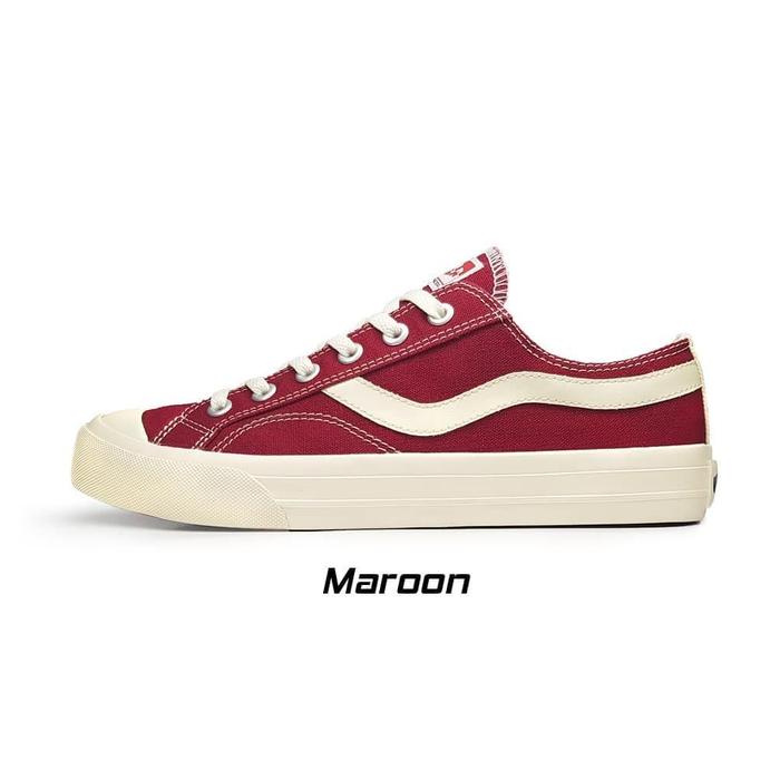 Gambar Sepatu Ventela Public Low Maroon Pria dan Wanita Original - 36 dari UbbayshopID undefined Tokopedia