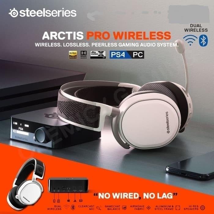 Jual Steelseries Arctis Pro Wireless Gaming Headset White