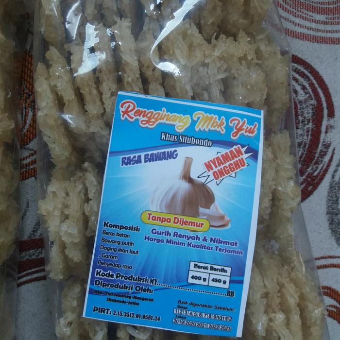 Gambar Rengginang Ketan Mentah Khas Situbondo Kering Gurih Renyah Enak tapa di jemur halal nikmat - Bawang dari sibonpets_NEW undefined Tokopedia