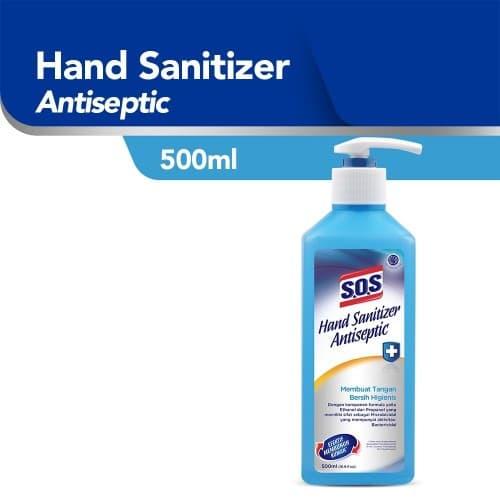 Gambar SOS Hand Sanitizer Botol 500 ml dari Farmaku undefined Tokopedia