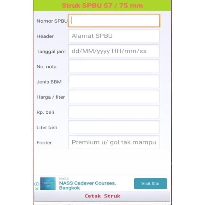 Jual Aplikasi Android Nota Bbm Bensin Kota Surabaya Xmen Xgirl Tokopedia