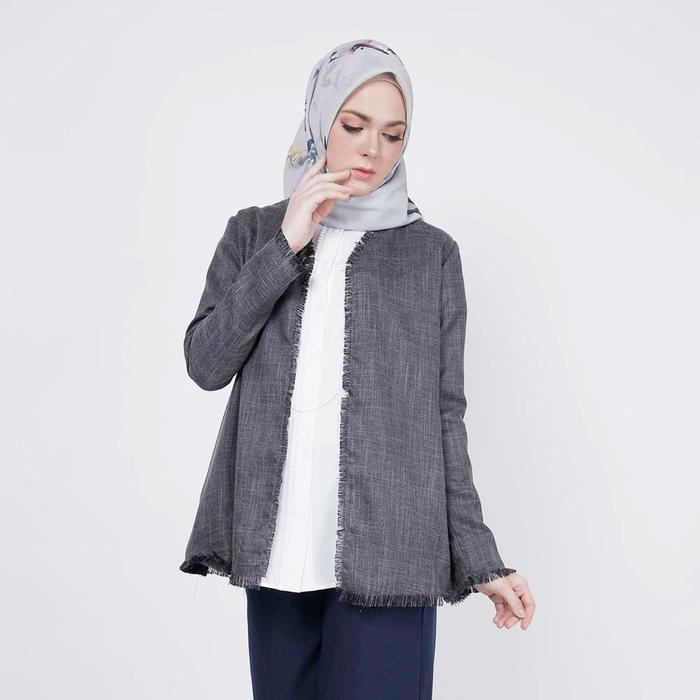 Jual Zoya Fashion Sena Outer Grey Kota Bandung Zoya Tokopedia