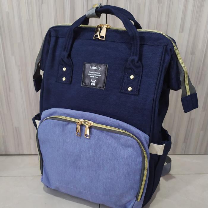 Gambar [KDS-1002] Anello Diaper Backpack Upgrade V. 2.3 Special Color - Steel Blue dari Kodona Doryoku Shop undefined Tokopedia