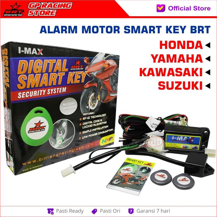Gambar Kunci Rahasia / Alarm motor / Imax Digital Smart Key BRT - Universal dari BRT GPRacing Store undefined Tokopedia