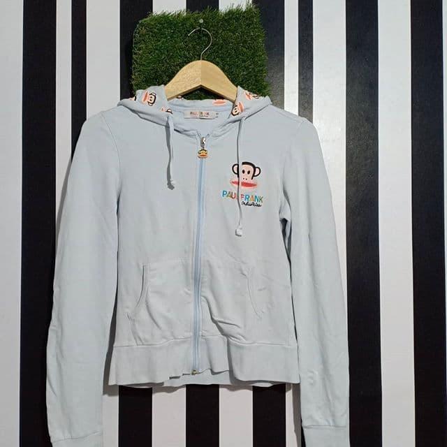 Hoodie Zipper Paul Frank Second Original