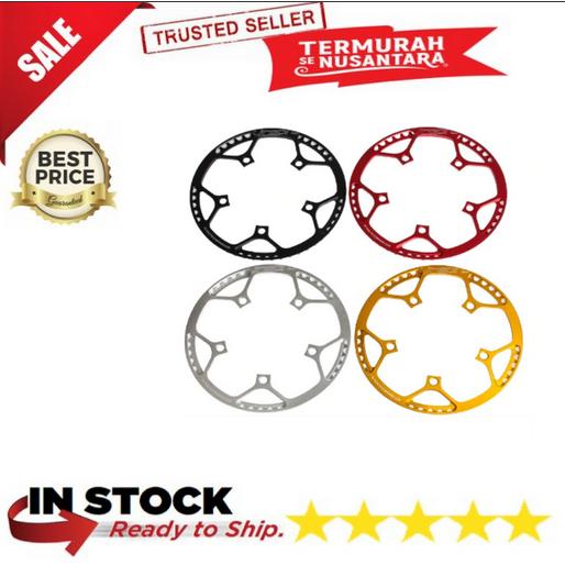 Gambar LITEPRO Chainring Single 45T BCD 130mm Alloy Ringan - Kuning dari gowesmart undefined Tokopedia