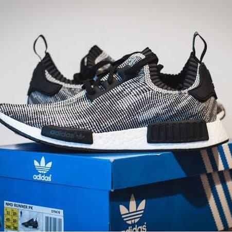 ADIDAS NMD OG OREO BLACK RUNNER Abu-abu Muda, 39 di Rumahsepatusantara  Tokopedia