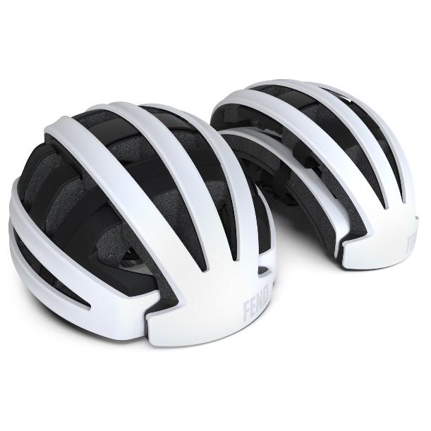 Gambar Helm Sepeda - FEND One Foldable Helmet - Matte White - S dari Spin Warriors undefined Tokopedia