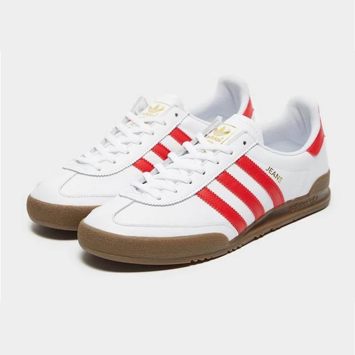 Adidas jeans outlet red