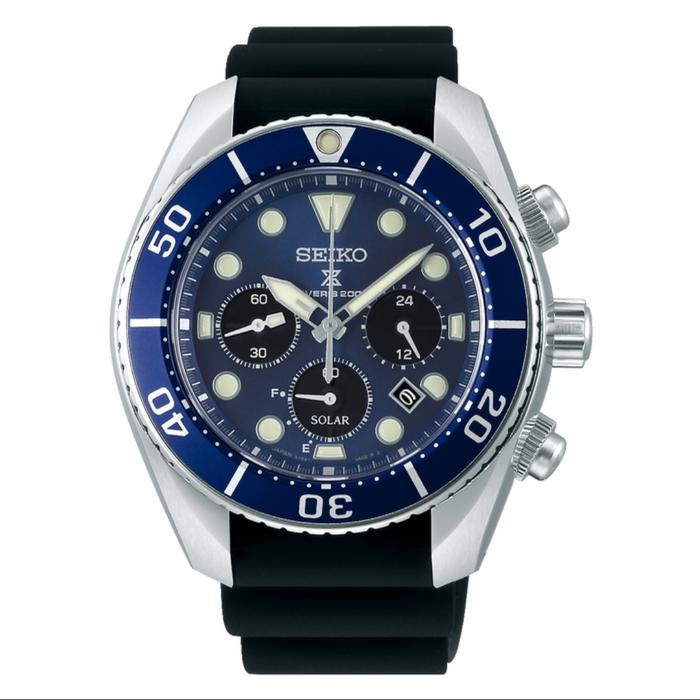 Jam Tangan Chronograph Seiko Japan Sumo Solar Ssc759j1 Ssc759 Original