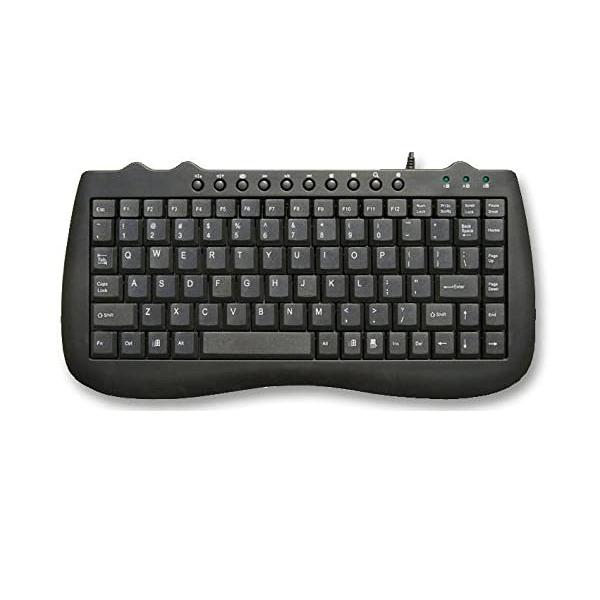 Gambar Keyboard USB Mini untuk Laptop Komputer Keyboard USB Kecil - Hitam dari BMS Computer Citeureup undefined Tokopedia