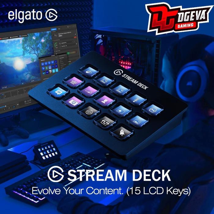 Jual Elgato Stream Deck 15 Lcd Keys Live Controller Garansi Resmi Jakarta Pusat Dgeva Gaming Tokopedia