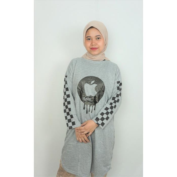 Gambar Lexander Tunik APPLE - Abu-abu dari Lexander undefined Tokopedia