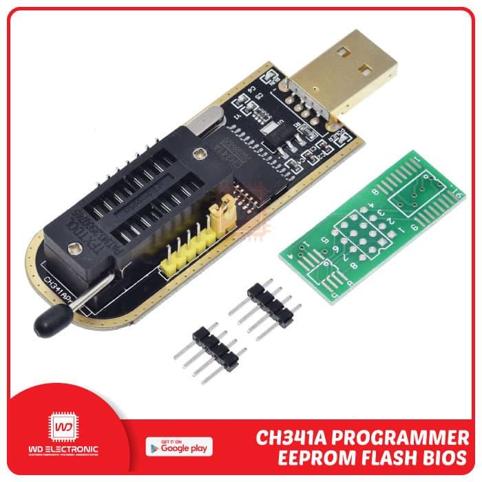 Jual CH341 CH341A PROGRAMMER EEPROM FLASH BIOS FOR 93Cxx 25Cxx 24Cxx ...