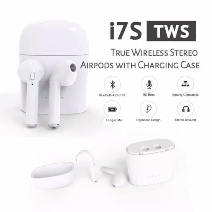 Charging Case Cara Charger I7s Tws Earbuds Cara Charger Headset