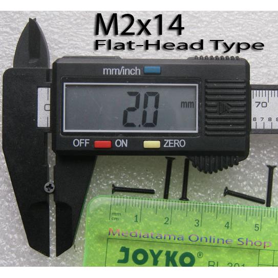 Gambar Baut/Sekrup Laptop Notebook Netbook Tipe M2 & M2.5 Berbagai Ukuran - M2x14 dari Mediatama Online Shop undefined Tokopedia