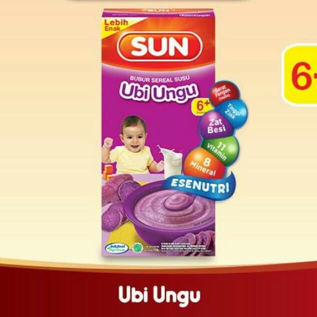 Gambar SUN Bubur Bayi Susu Ubi Ungu Kotak 120 gr dari Houseofhelena undefined Tokopedia