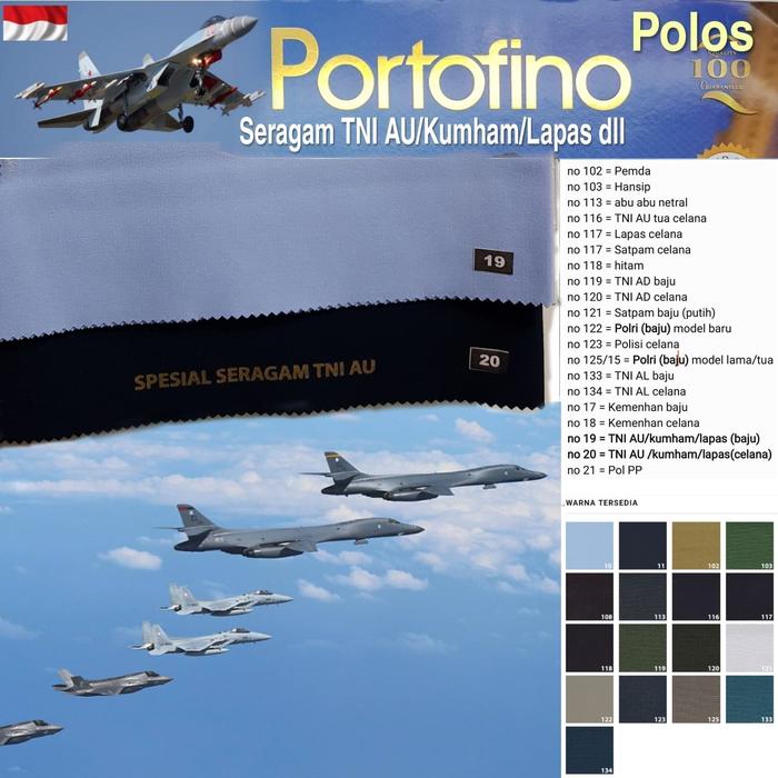 Gambar Kain Portofino By Maxistyle - Harga Per 10 Cm - Bahan Seragam dari Toko.Suka.Kain undefined Tokopedia