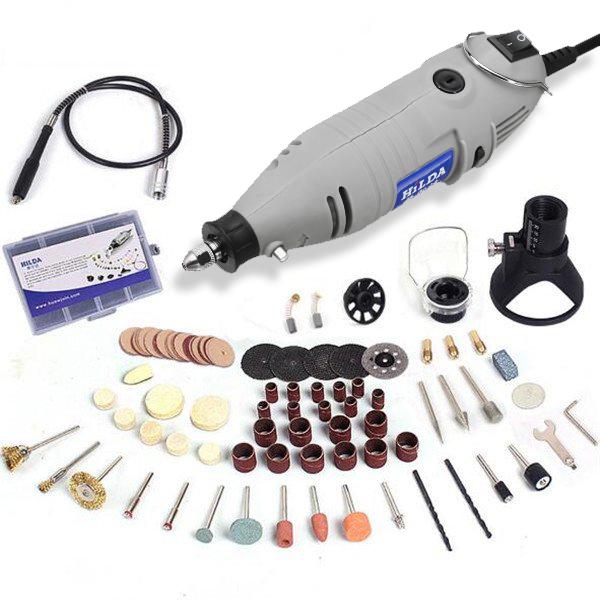 Jual HILDA JD3323C 220V 150W Variable Speed Electric Grinder with 91pcs ...