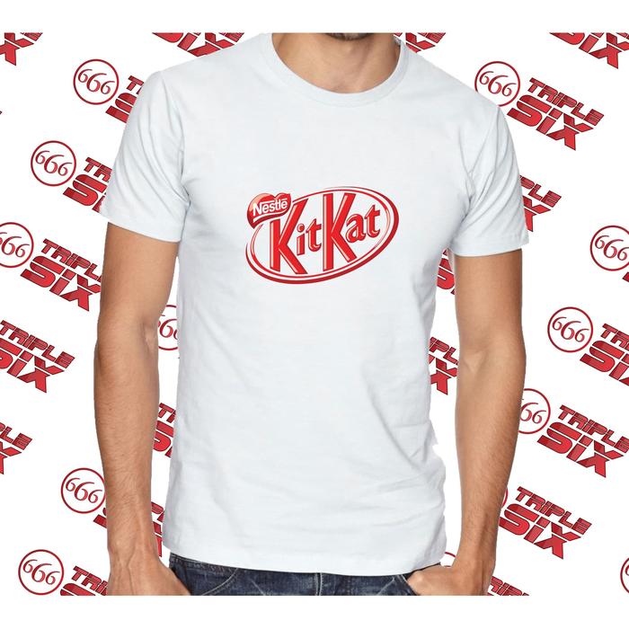Gambar Kaos TShirt Baju Distro Fashion Kitkat Kat Nestle dari Importir Polyflex undefined Tokopedia