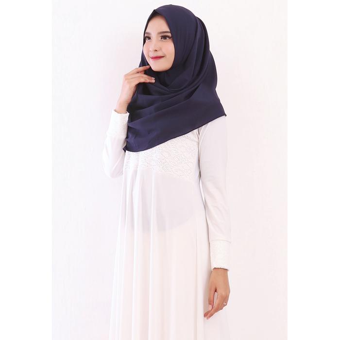 Gambar Jilbab Pashmina Instant JI001 - Biru dari Eve Maternity Store undefined Tokopedia