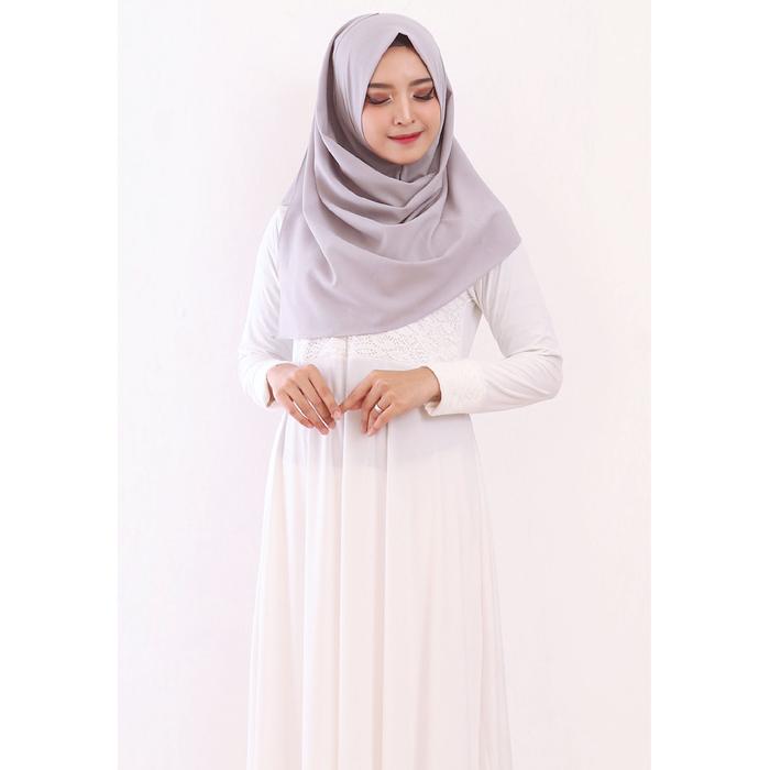 Gambar Jilbab Pashmina Instant JI001 - Abu-abu dari Eve Maternity Store undefined Tokopedia