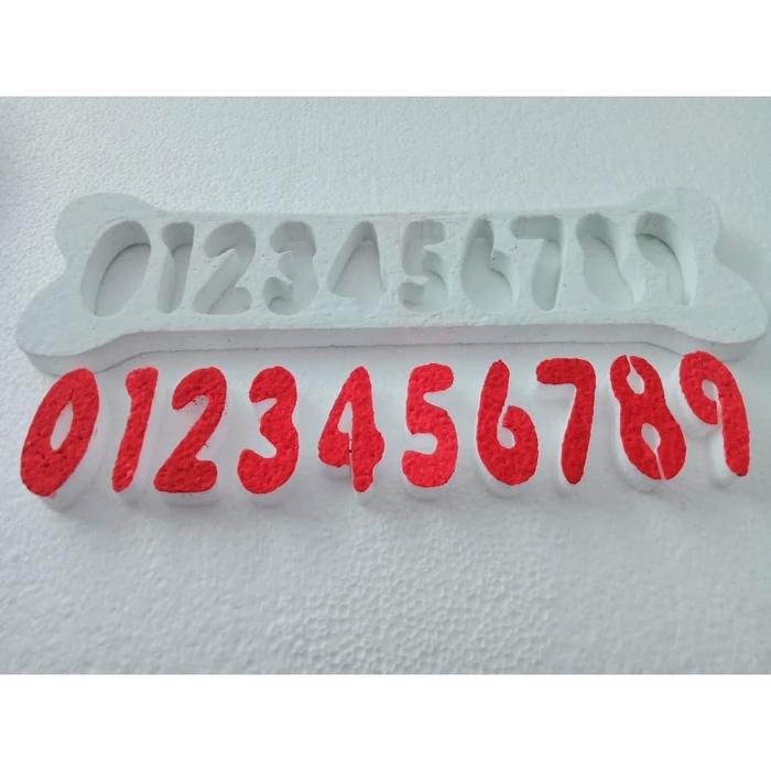 Gambar Angka 0-9 / Bentuk Tulang / Styrofoam / mainan dari Bangun Indo undefined Tokopedia