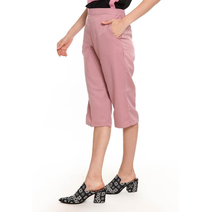 Jual Basix Aileen Culotte Pink Kulot Wanita Modis Kota