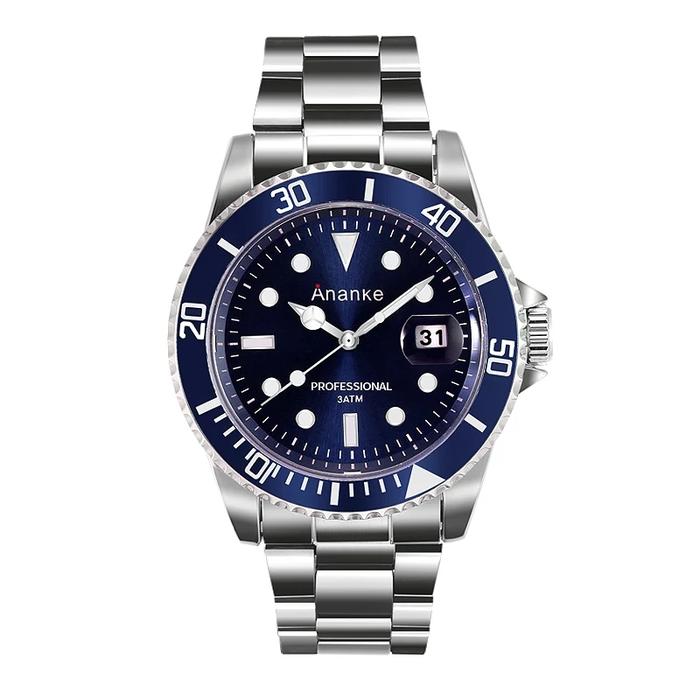 Gambar ANANKE - Jam tangan mewah pria arloji pria luxury men's watch FREE BOX - Biru dari Toko 1973 undefined Tokopedia