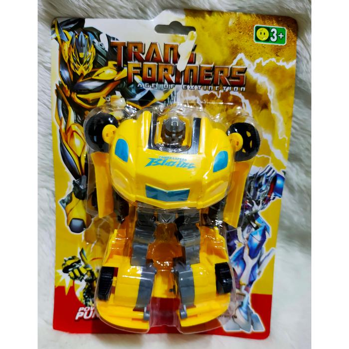 Gambar Mainan anak robot transformer - Kuning dari Glory Jaya Toys undefined Tokopedia