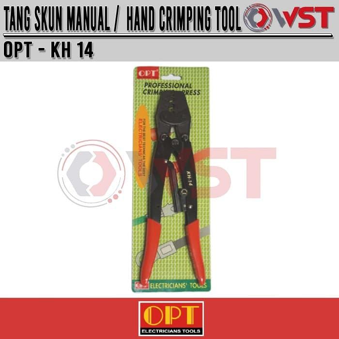 Gambar TANG SKUN MANUAL KH 14 / hand crimping tool KH 14 OPT dari WIJAYA SANTOSO TEKNIK undefined Tokopedia