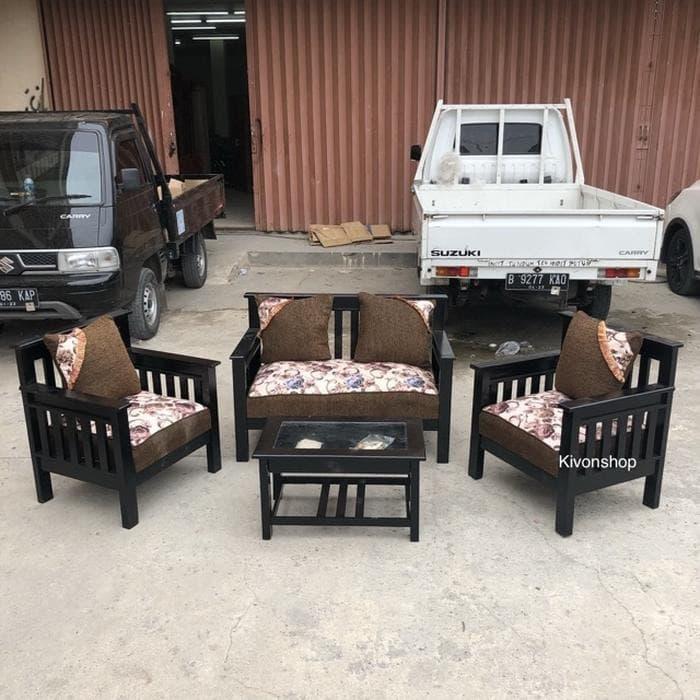 Jual Unik Free Ongkir Sofa Kayu Minimalis 211 Plus Meja Kerang Murah Jakarta Barat Hafiz Store791 Tokopedia