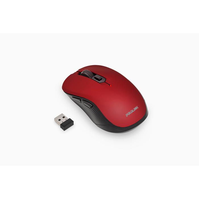 Gambar Mouse Prolink PMW6009 Mouse Wireless 1600dpi 6Buttons - Merah dari PojokITcom Pusat IT Comp undefined Tokopedia