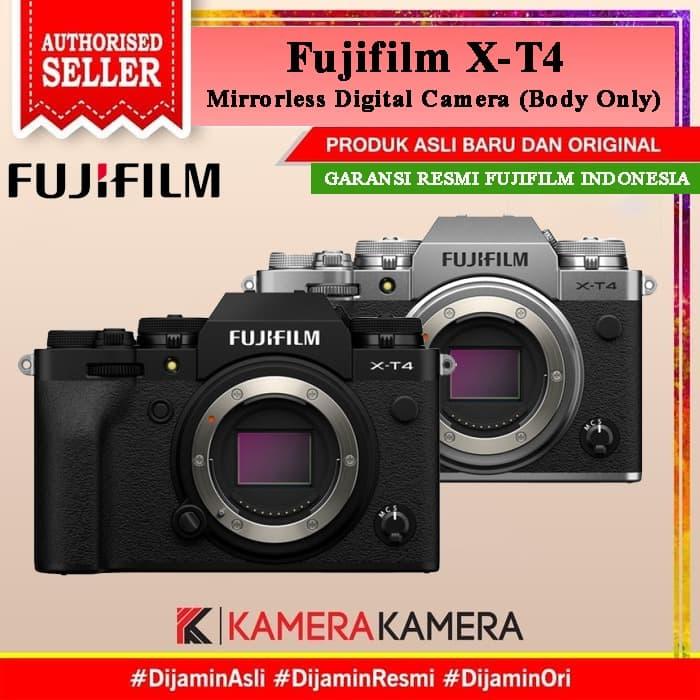 Fujifilm X-T4 Body Only Fujifilm XT4 Body Only Garansi Resmi Hitam