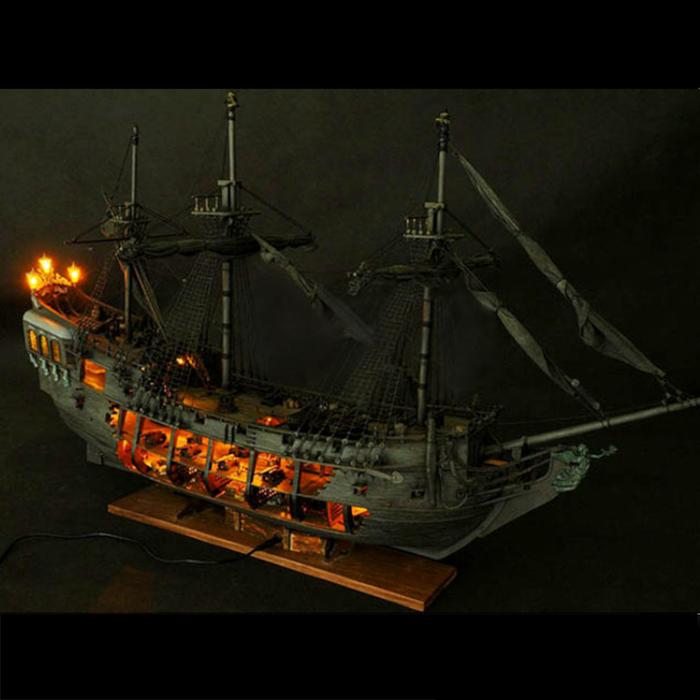 Gambar Tool Pirate Full Scene Black Pearl Sailing Ship Boats Model Kit dari Lazata Shop undefined Tokopedia