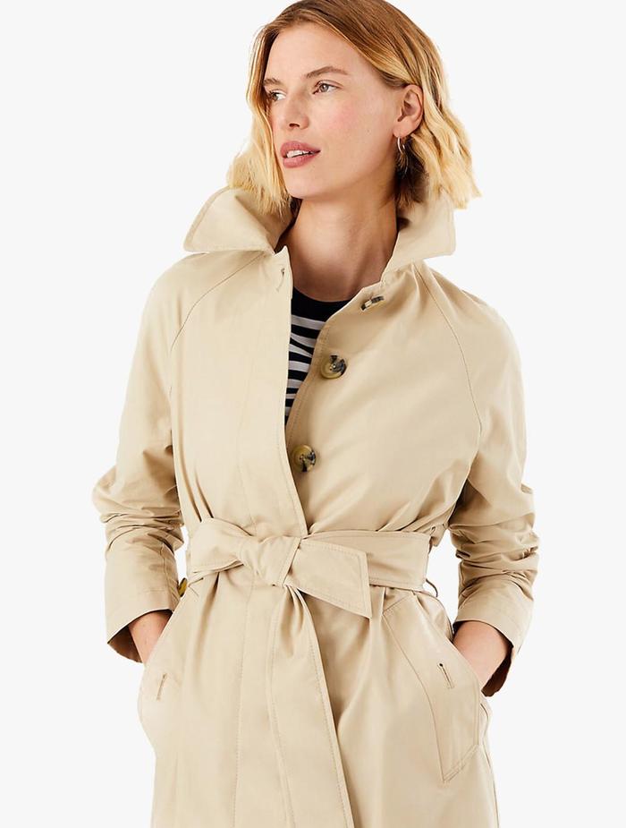 Gambar MARKS & SPENCER - Coat Wanita -Cotton Rich Longline Belted Trench Coat - BISCUIT, 20 dari MARKS&SPENCER undefined Tokopedia
