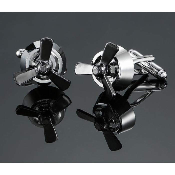 Gambar CUFFLINK - kancing manset kancing kemeja - SILVER PROPELLE dari Toko 1973 undefined Tokopedia