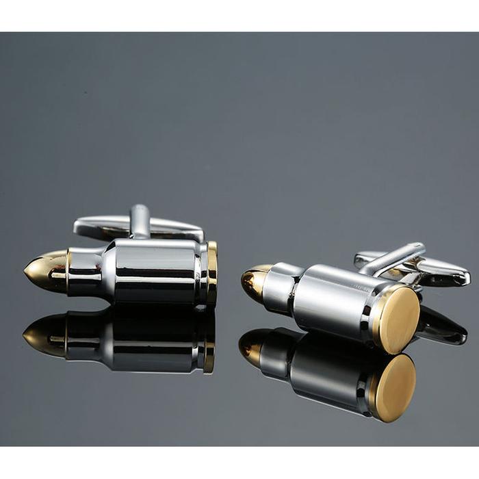 Gambar CUFFLINK - kancing manset kancing kemeja - SILVER BULLET dari Toko 1973 undefined Tokopedia