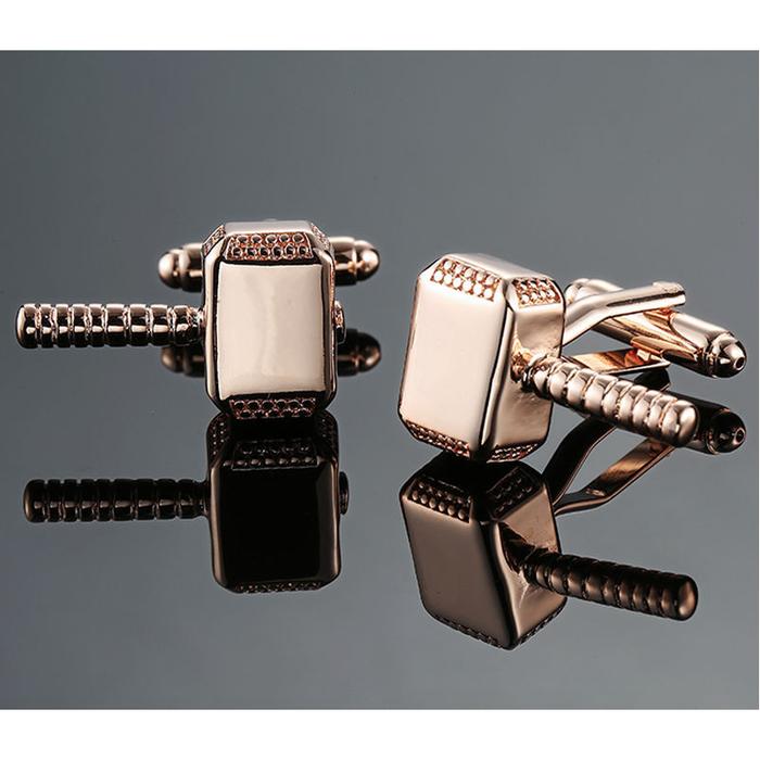 Gambar CUFFLINK - kancing manset kancing kemeja - GOLDEN MJOLNIR dari Toko 1973 undefined Tokopedia