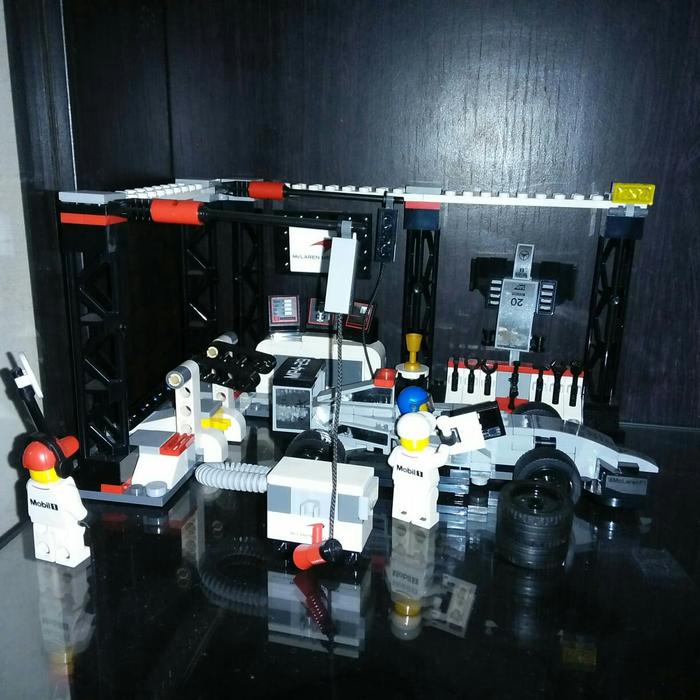 Gambar Lego Mclaren F1 Pitstop dari Speed Champion undefined Tokopedia