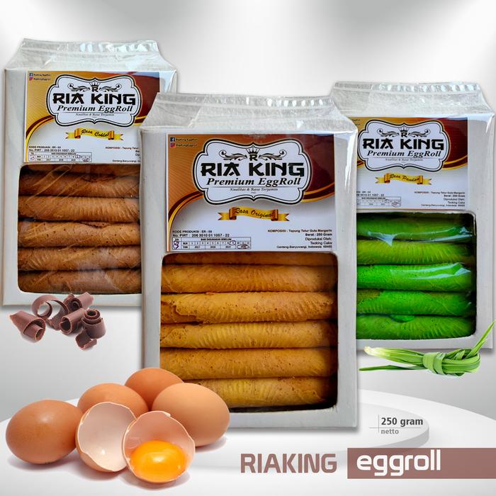 Gambar Egg Roll RIAKING Kualitas Premium MURAH - Eggroll 250gram bukan monde - ORIGINAL dari se7enation undefined Tokopedia